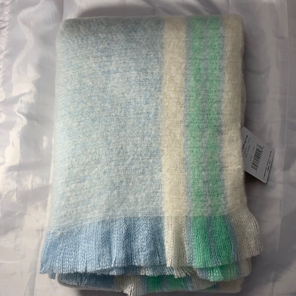Free People Accessories - LAST ONE Free People Brushed Racer Stripe Blanket Scarf